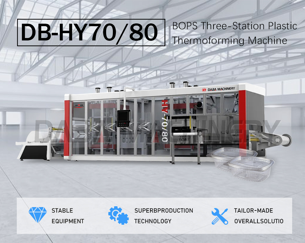 DB-HY7080 BOPS Three-Station Plastic Thermoforming Machine landing page (1)