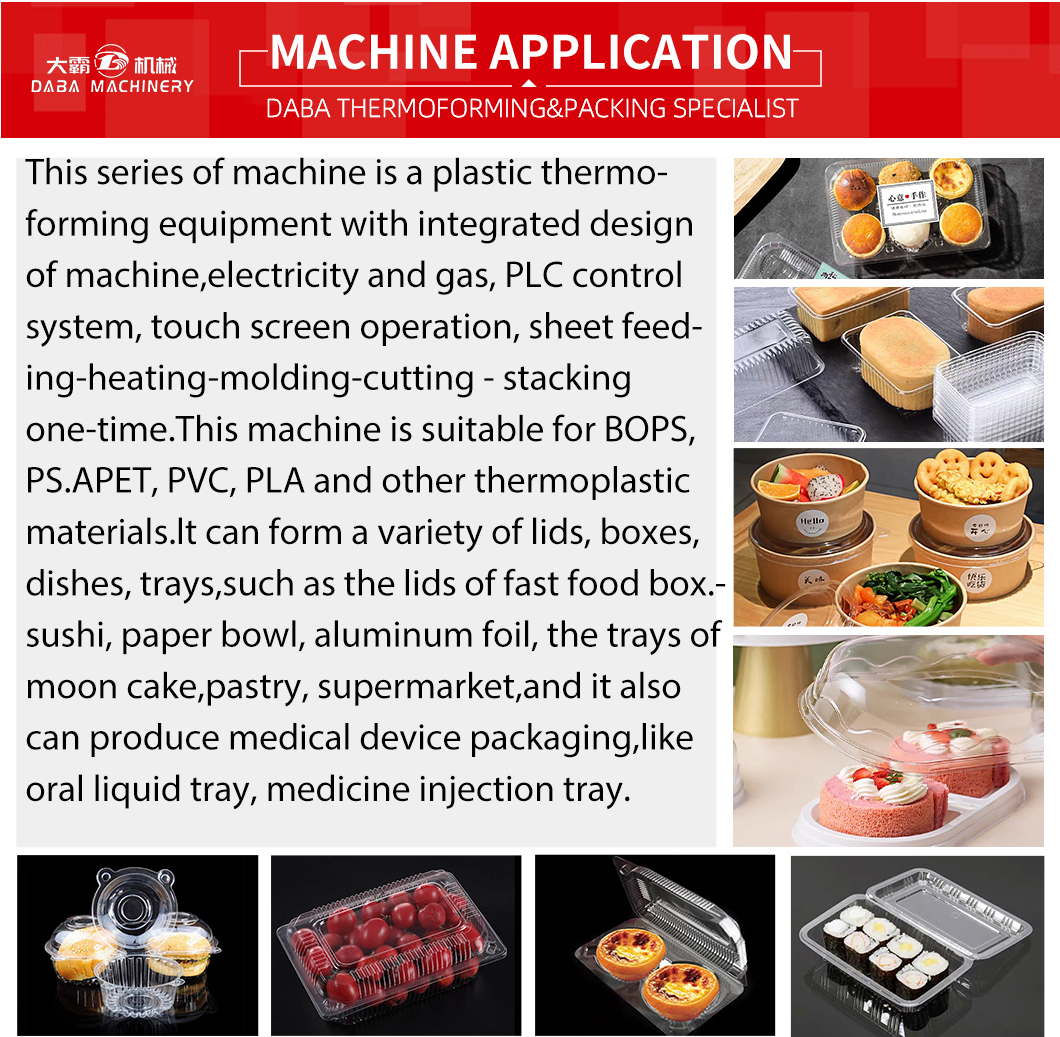 DB-7095 Fully Automatic Servo Drive Plastic Thermoforming Machine landing page (2)