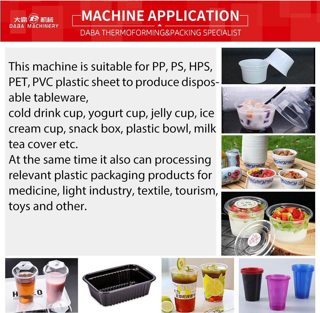 DBZB-Y7642 Fully Automatic Hydraulic Plastic Cup Making Machine landing page (2)