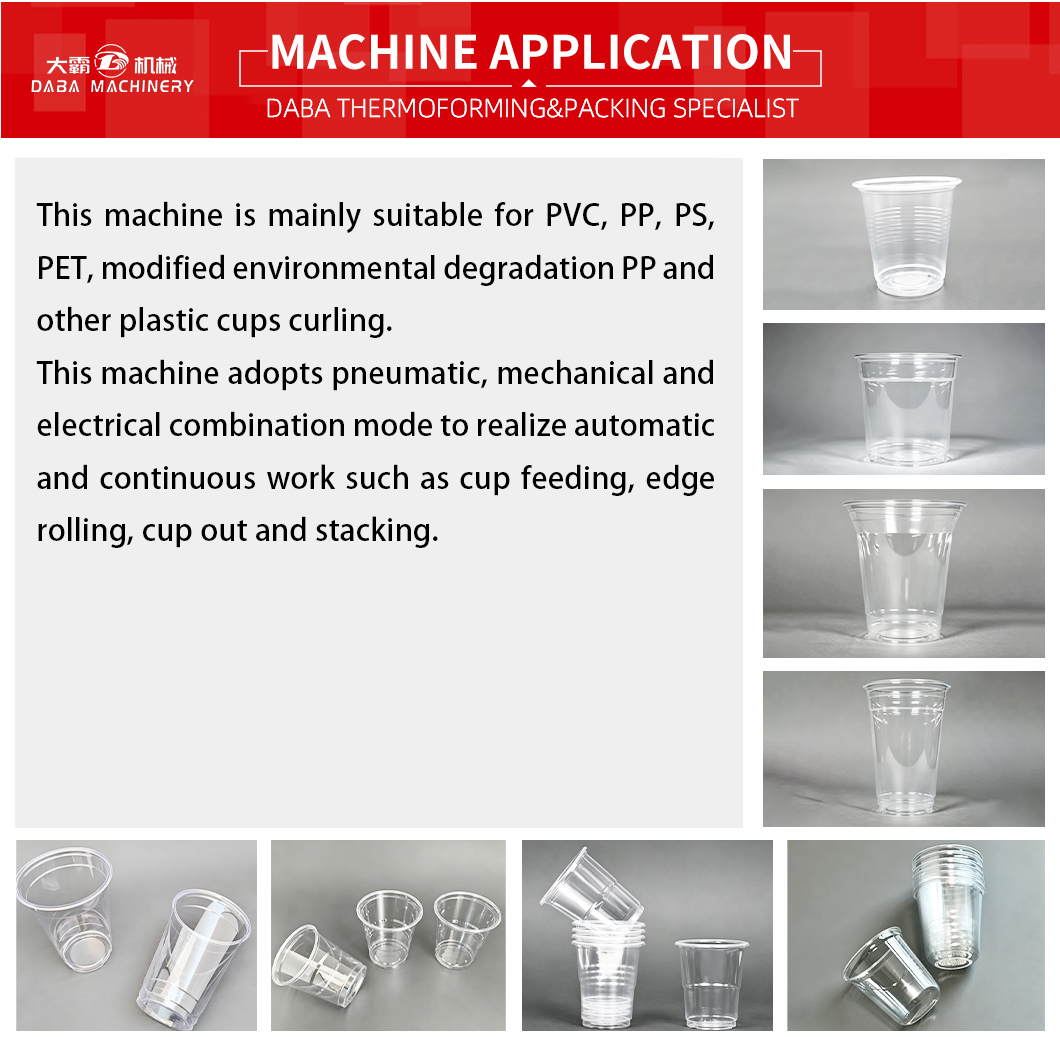 DB-120-M Automatic Plastic Cup Rim Rolling Machine landing page (2)
