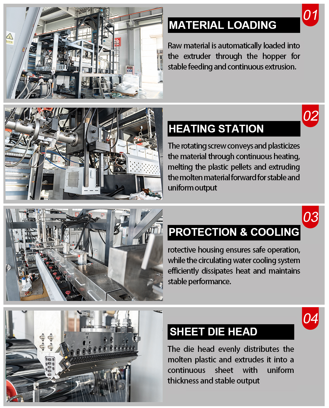 DBPC-T1750 Twin Screw Single Layer PET Sheet Extrusion Machine landing page (4) DBPC-T1750 Twin Screw Single Layer PET Sheet Extrusion Machine landing page (4)