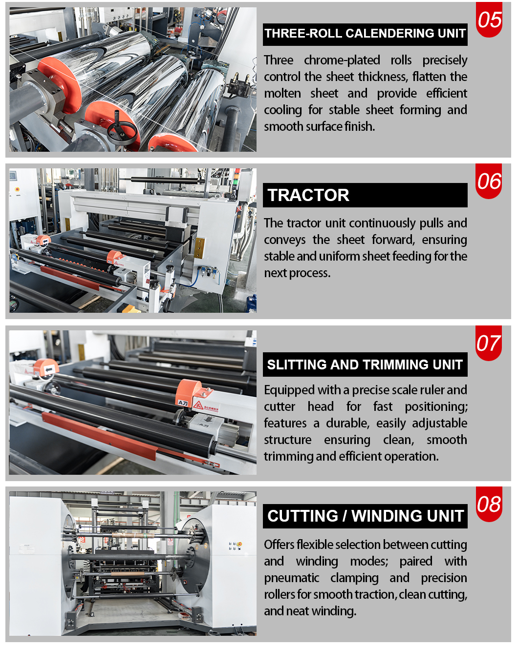 DBPC-T1750 Twin Screw Single Layer PET Sheet Extrusion Machine landing page (5) DBPC-T1750 Twin Screw Single Layer PET Sheet Extrusion Machine landing page (5)