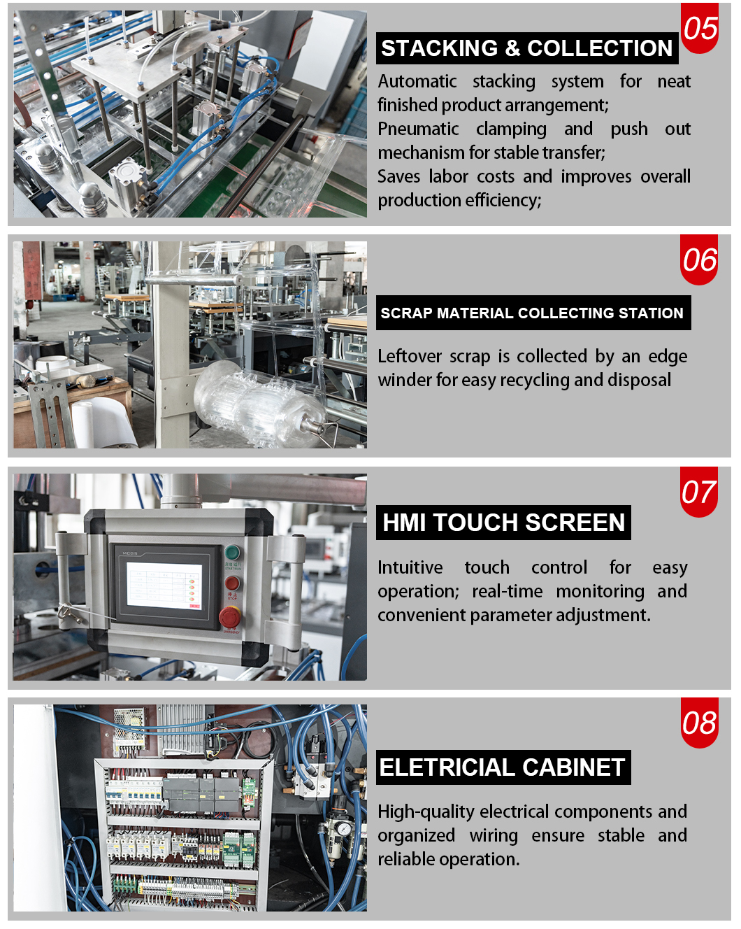 DBBG-S550 Fully Automatic Plastic Egg Tray Thermoforming Machine landing page (7)